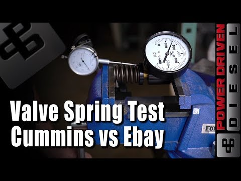 Valve Spring Test - Cummins VS Ebay | Power Driven Diesel