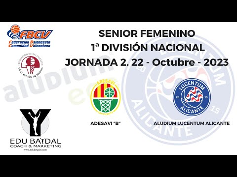 ADESAVI SAN VICENTE - ALUDIUM LUCENTUM ALICANTE. SENIOR 1ª NACIONAL FEMENINA BALONCESTO.