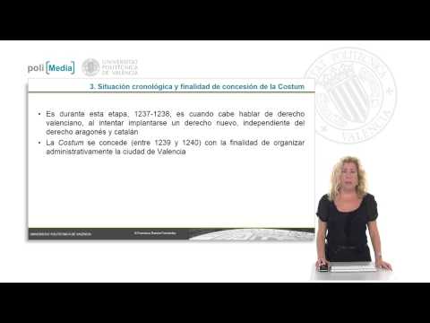 Historical precedents of Valencian regional civil law | | UPV