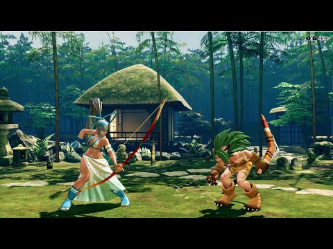 Samurai Shodown - Mina VS Cham Cham