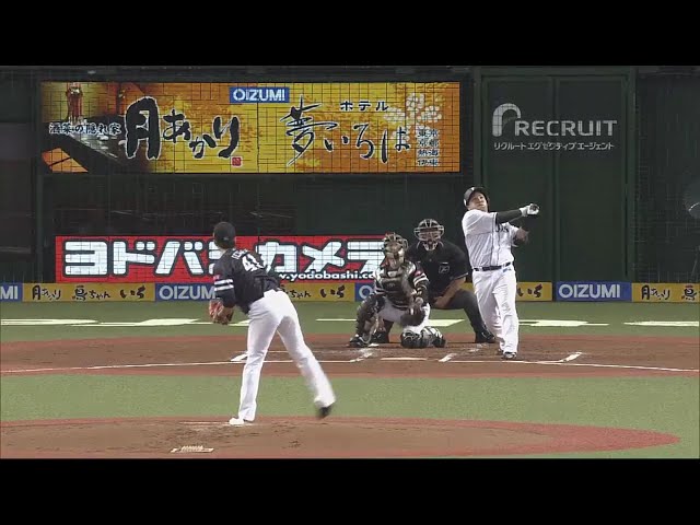 【1回裏】フォークを捉えた!! ライオンズ・山川の第46号先制3ランホームラン!! 2018/9/28 L-H