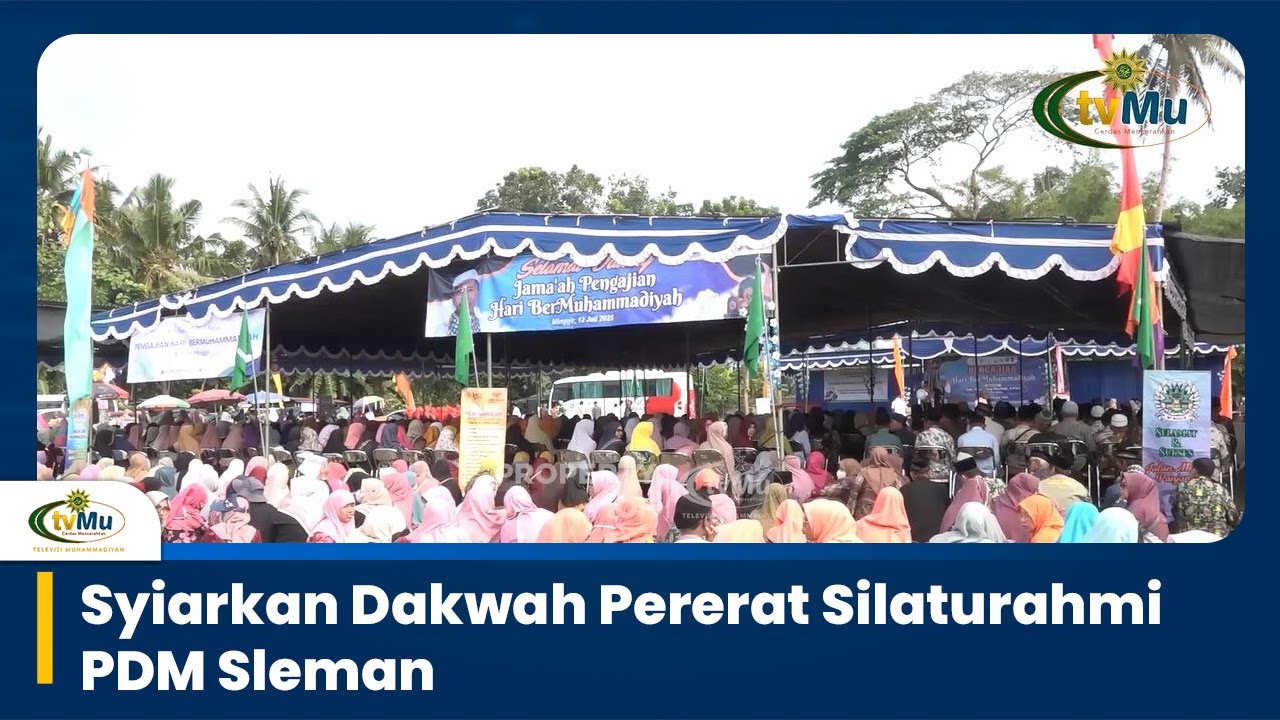 Pererat Silaturahmi, PDM Sleman Gelar Hari Bermuhammadiyah di Lapangan Sendangagung