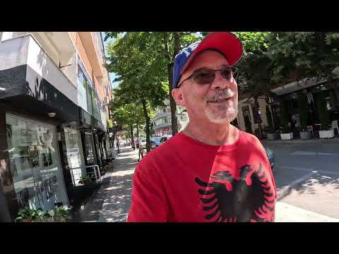 Walking the streets of Pogradec Albania