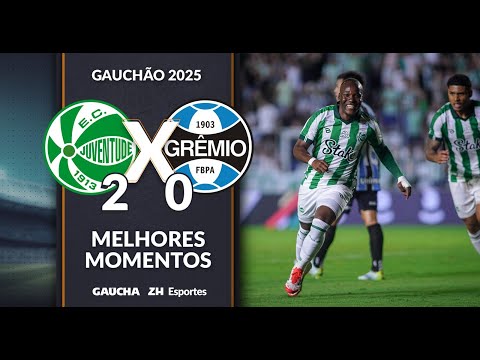JUVENTUDE 2 X 0 GRÊMIO | MELHORES MOMENTOS | GAUCHÃO | 05/02/2025