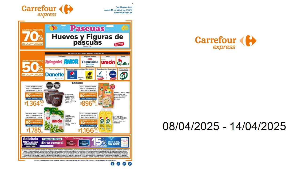 Ofertas Carrefour Express - del 08/04/25 al 14/04/25