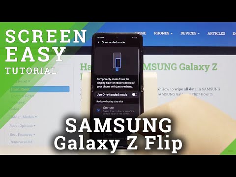 How to Activate One Hand Mode in SAMSUNG Galaxy Z Flip – Simplify the Screen
