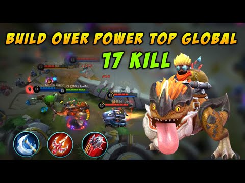17 Kill Dinosaur Barats Top Global New Hero Overpower Mobile Legends