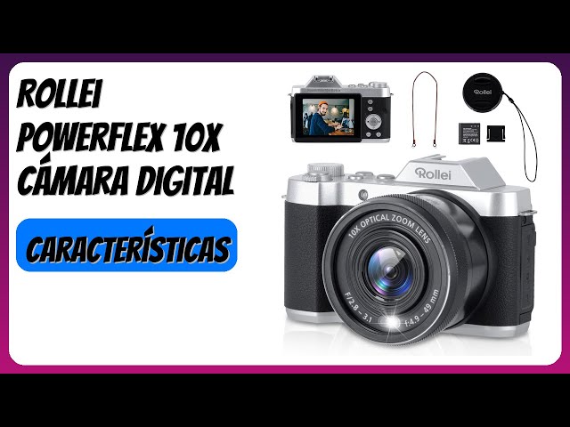 Vídeo relacionado con Rollei Powerflex 10x Retro Cámara Digital, 64MP 4K Camara de Fotos con Batería y Zoom Digital 10x Cámara con 8 Modos 2.88" LCD Cámara Fotografica Portátil Vintage, Cámara-Digital-Fotos-Fotografica