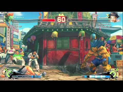 SSF4: T SRAI (Blanka) VS BIGDANMUL (Makoto)