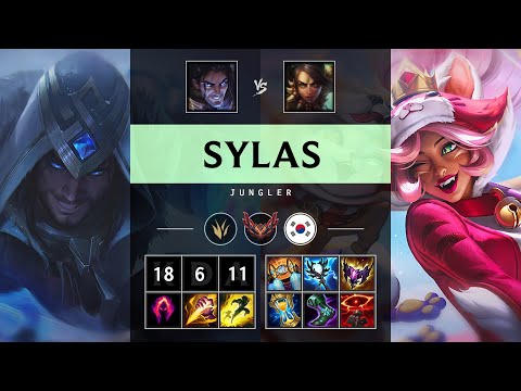 Sylas Jungle vs Nidalee: Godlike - KR Grandmaster Patch 14.24