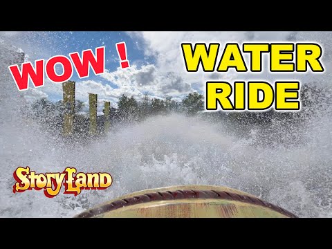 [4K] Bamboo Chutes POV (Water Log Ride) Story Land New Hampshire