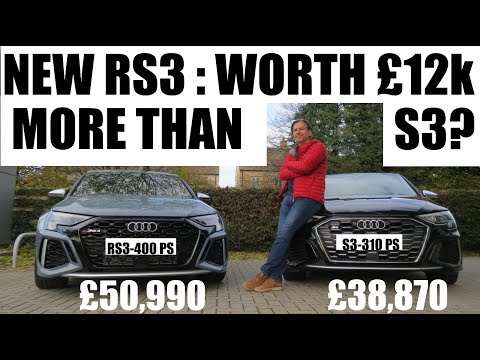 NEW 2022 AUDI RS3 FIRST DRIVE : WORTH £12k MORE THAN S3?