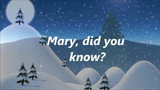 Danny Gokey - Mary Did You Know (Lyrics)