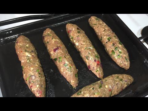 Quick and Easy Kebab recipe - Homemade Seekh Kabab In The Oven |KABAB Qatar Ah o macaan