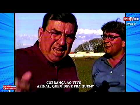 SPORTVÍDEO MEMÓRIA 2008. COBRANÇA AO VIVO - AMARILDO VIEIRA X REPÓRTER. QUEM DEVE PRA QUEM?