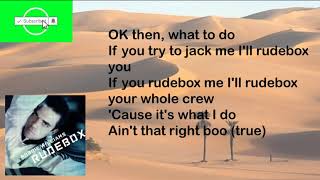 Rudebox - Lyics