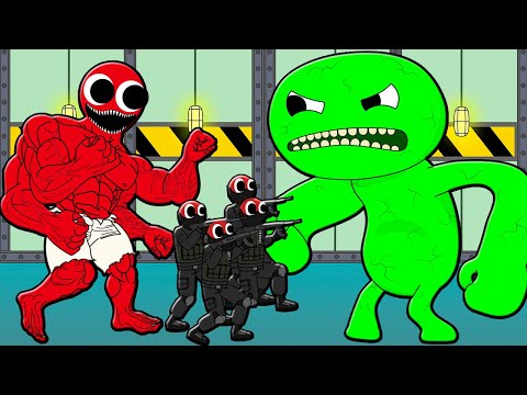 JUMBO JOSH VS RAINBOW FRIENDS! GARTEN OF BAN BAN Cartoon Animation