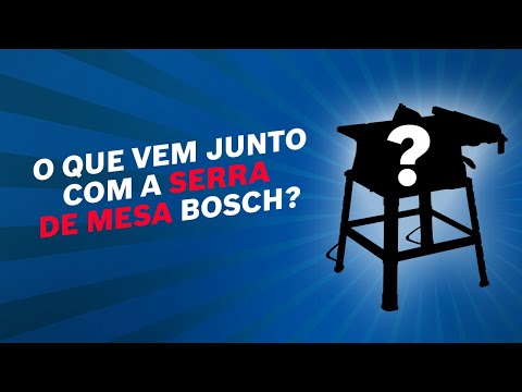 Serra de Mesa GTS 254 10 Pol. 1800W 110V com Disco BOSCH-0601B450D0 - Video