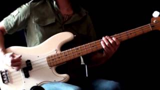 Thin Lizzy - Dancing in the moonlight / bass cover