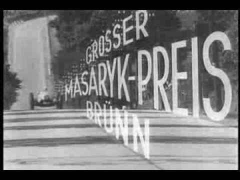 1937 Czech Gran Prix Caracciola Wins for Mercedes-Benz
