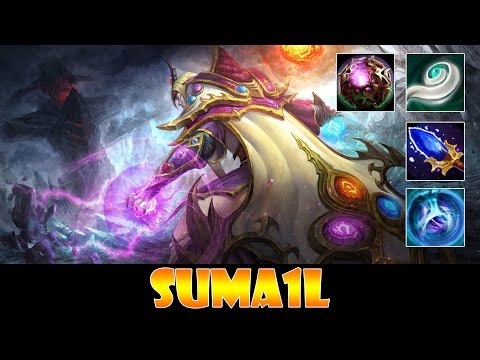 Suma1l plays Invoker on 7600 MMR Dota 2 Highlights