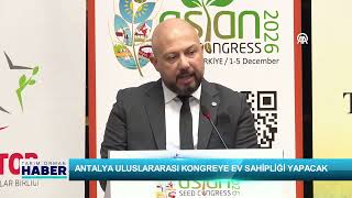 Antalya uluslararası kongreye ev sahipliği yapacak