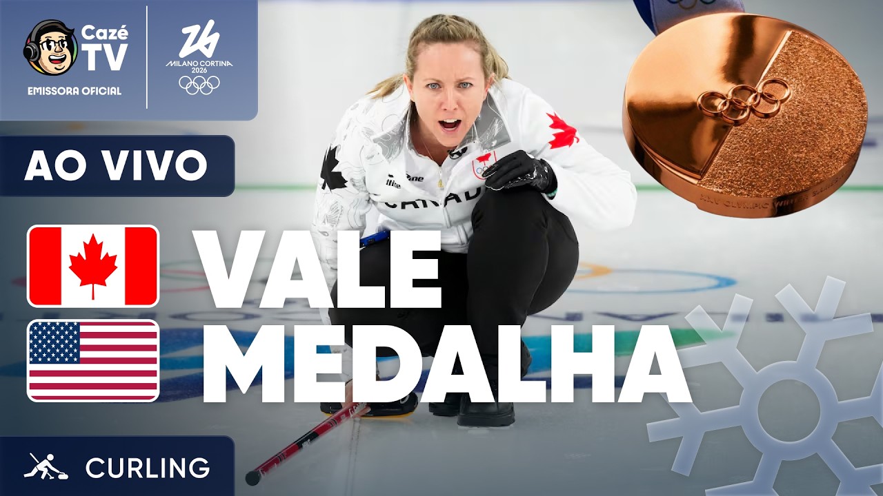VALE MEDALHA! CURLING FEMININO | OLIMPÍADAS DE INVERNO 2026 | CANADÁ X ESTADOS UNIDOS