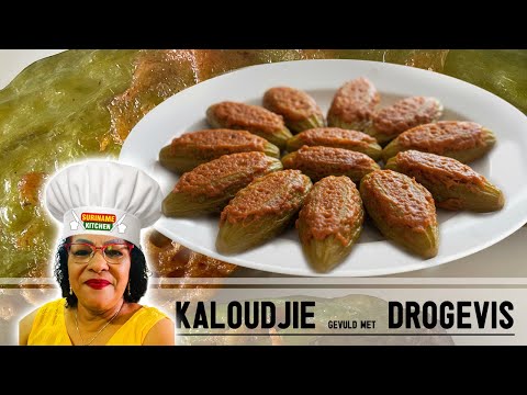 Surinaamse Keuken Kaloudjie Recept (Gevuld Met Drogevis)