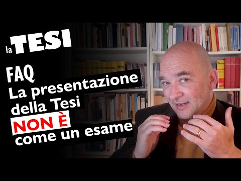 FAQ The thesis defense is NOT like an exam