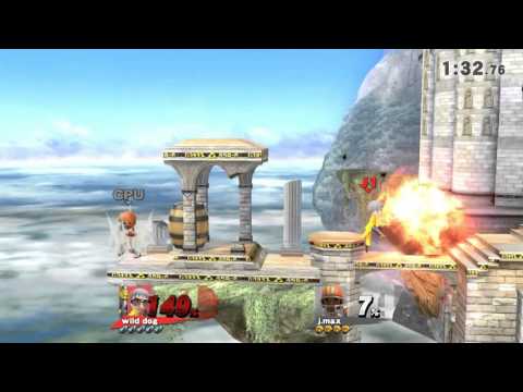 SSB4 ---- torneo de 12 guerreros vs 12 mii fighter ---- cuartos de final ---- wild dog vs j.max