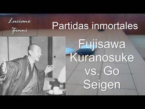 Partidas inmortales - Experimentando contra Go Seigen (Fujisawa Kuranosuke vs Go Seigen)