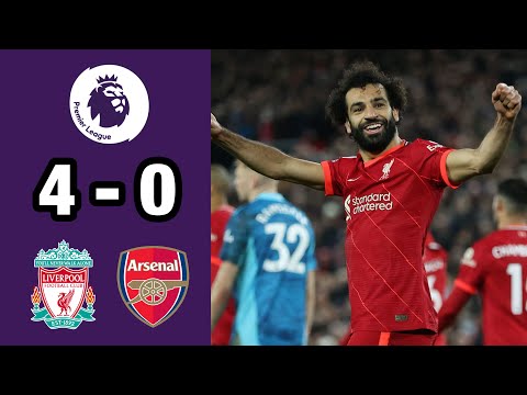 Liverpool vs Arsenal (4-0) | Extended Highlights and Goals - Premier League 2021/22 (HD)