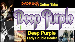 Lady Double Dealer - Deep Purple - Guitar + Bass TABS Lesson