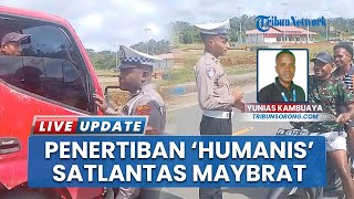 Operasi Satlantas Polres Maybrat di Jalan Kantor Bupati Kumurkek Fokus pada Pelanggaran Kasatmata