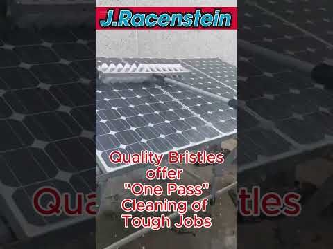 J Racenstein solar brush  For  Solar Panels