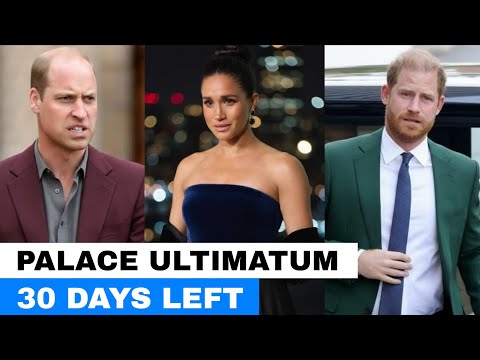 JUST NOW: Palace Gives Harry 30 Days — Decision That Could Change Everything