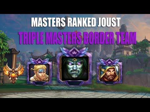 Smite: MASTERS BORDER TEAM: Masters Ranked Joust: Cabrakan