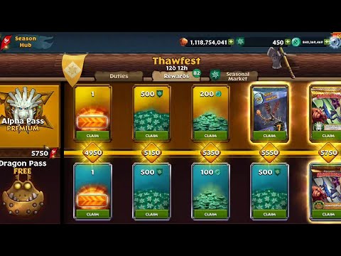 ALL THAWFEST PRIZES - Dragons: Rise of Berk