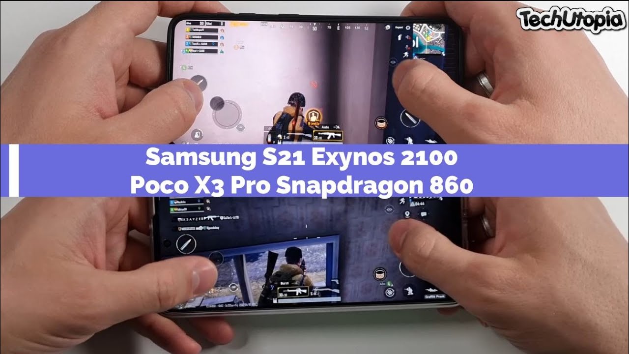 Poco X3 Pro vs Samsung S21 Speed test Gaming comparison PUBG/Snapdragon 860 vs Exynos 2100