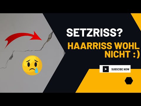Baumangel Haarrisse Setzrisse. Wohl ein Spannungsriss. Statik ist aber eher nicht mehr gegeben