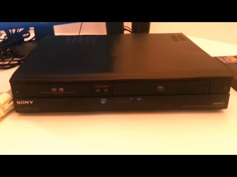 Sony RDR-VX560 DVD Burner VHS VCR Dual Recorder Dubbing Tested Working No Remote Ebay Showcase Sold!