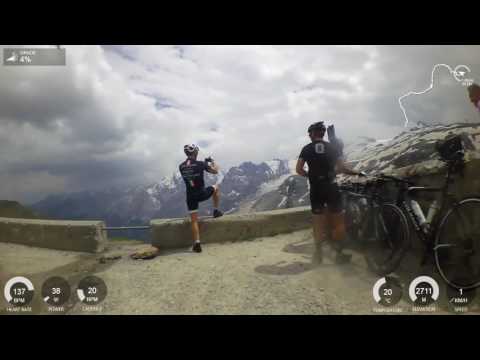 Stelvio Pass climb from Prato, descend to Bormio