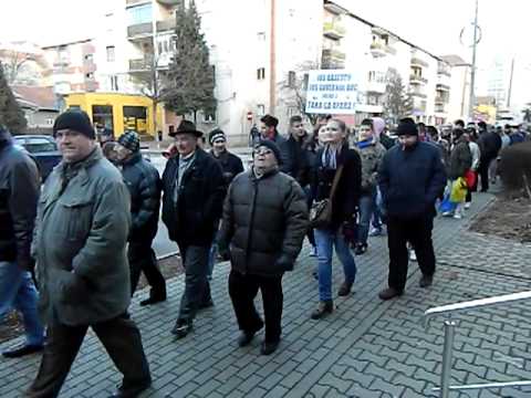 Miting protest la Alba Iulia duminica 22 ianuarie 3