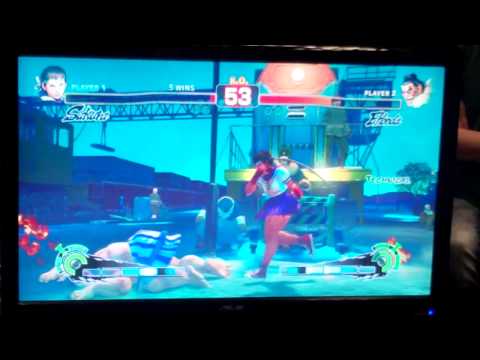 EVO 2014 USF4 Quarters - R2 Losers - NGamer3k (Sakura) vs Uyzel (E. Honda)