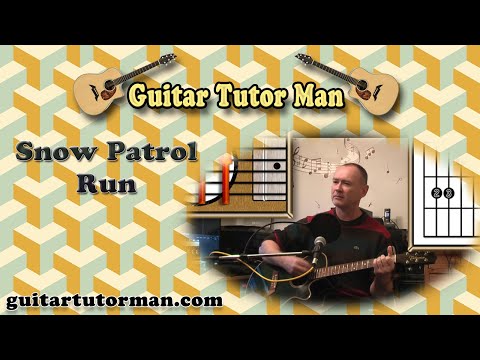 Run - Snow Patrol - Acoustic Guitar Lesson (Easy)