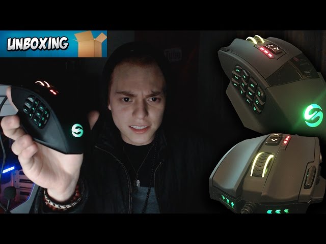 Vídeo relacionado con UtechSmart Ratón láser para Juegos MMO, Venus RGB LED MMO Mouse, de Alta precisión (18 Botones programables, 16400 dpi)