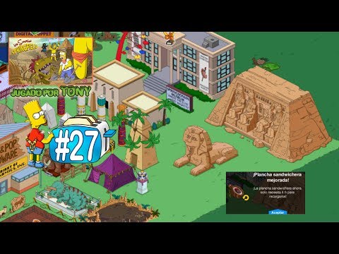 Los Simpson Springfield "Tostadora viajera, Cap. 27 - Esfinge, Museo Abu Simbel y Plancha 15" Tony