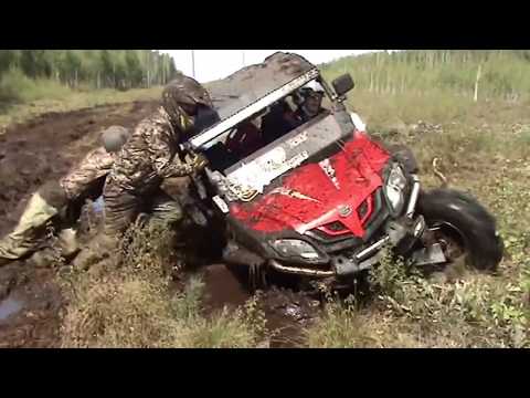 ATV Riding Mudding Extreme Off road Trails in Siberia