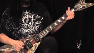 Video thumbnail for Eric Peterson of Testament "Hunter V" Signature Dean Guitar by Dean Guitars