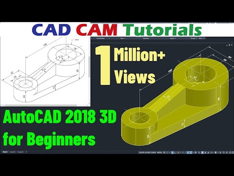 AutoCAD 2018 3D Tutorial for Beginners